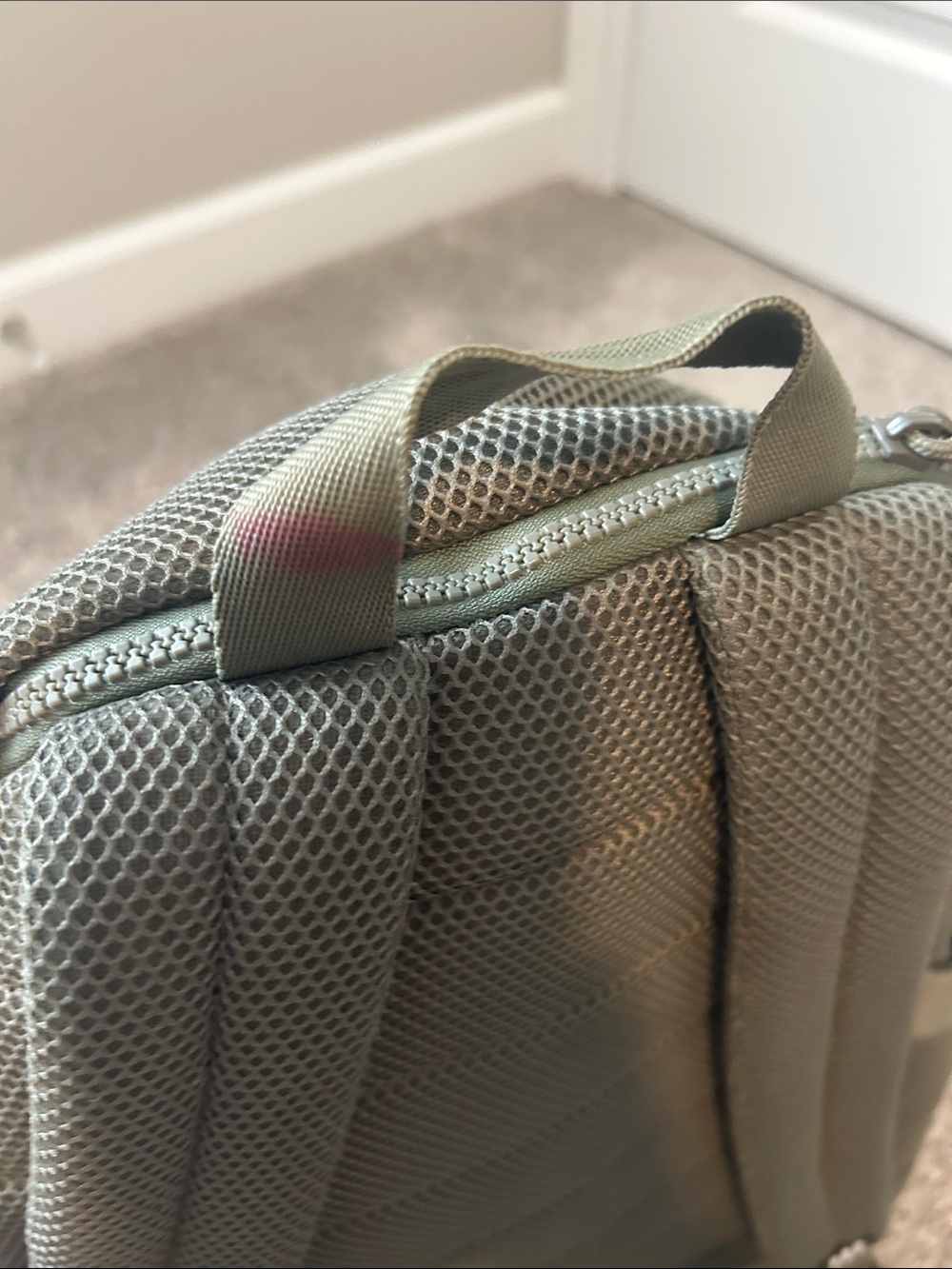 adidas Olive Mesh Backpack - Picture 5 of 5